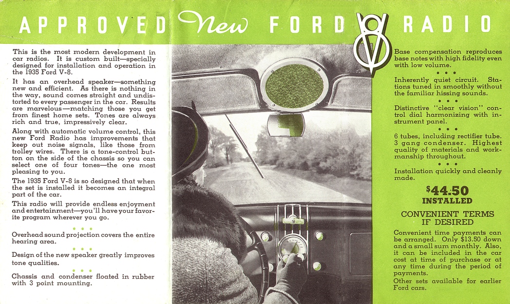 1935 Ford Accessories Page 4